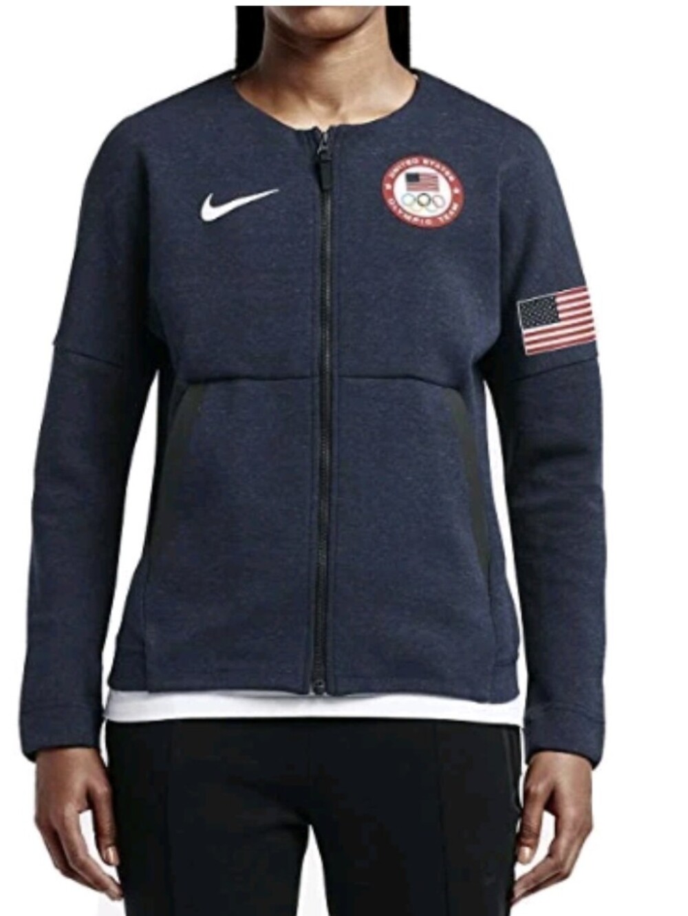 Nike Women's Team USA Official Authentic Olympics Tech Fleece Size S 2016 Rio